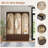 Hall Tree 59.02" Wide With Bench And Storage-456054436