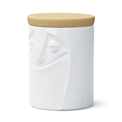 0.93 qt. Kitchen Canister & Storage Jars Charming Face 7.2 With lid