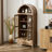 73" Tall Arched Storage Display Cabinet-163016237