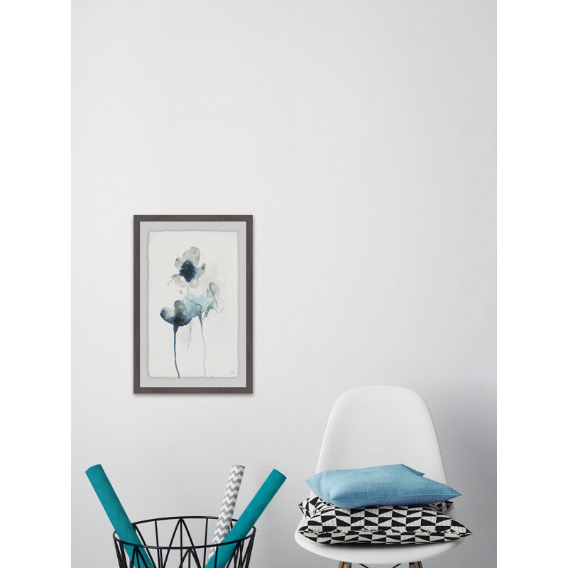 « minuit fleurs ii », impression encadrée, H 24 po x l 16 po x P 1,5 po