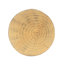 Table d'appoint creuse texturée en bois avec abat-jour naturel, conception stable à base large pour plus de stabilité, usages multiples et variés, 17,09 po de hauteur, capacité de 200 lb avec texture et ton