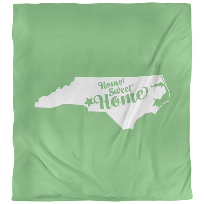 Housse de couette home charlotte charlotte, Housse de couette pour très grand lit, Vert, Microfibre