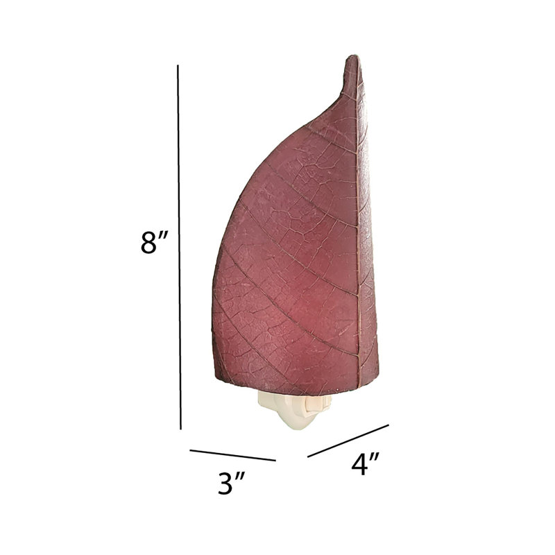Veilleuse feuille, Mauve