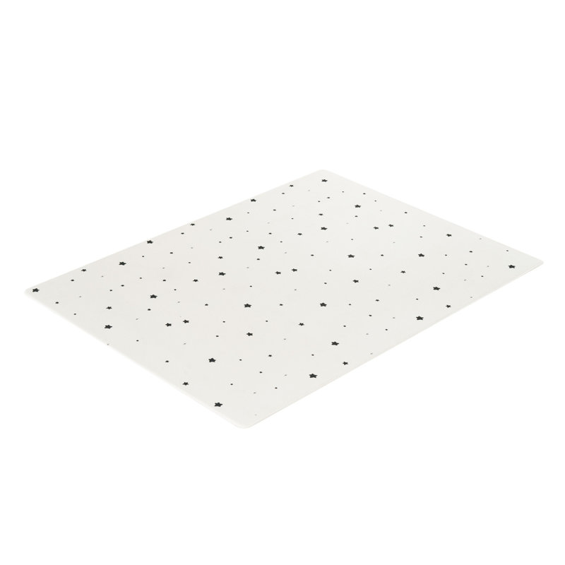 Très grand tapis de jeu pour bébé de 55 po x 79 po, tapis de marche souple réversible en TPU pour enfants, protecteur de plancher de chambre de bébé antidérapant imperméable avec motifs géométriques en forme d'étoile