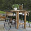 Croquet Teak Outdoor Bar Table-1280605898