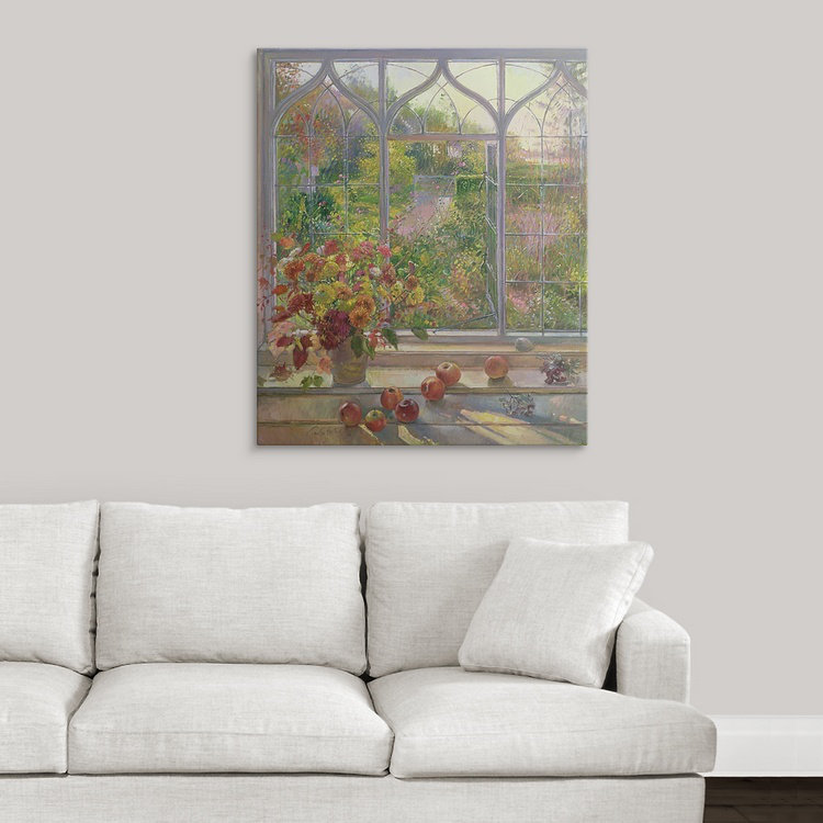 «Yonkers Autumn Windows, 93» par Timothy Easton, reproduction d'art, H 24 po x l 20 po x P 1,5 po, Toile