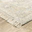 Tapis beige / gris noué à la main Hadden-2101591066