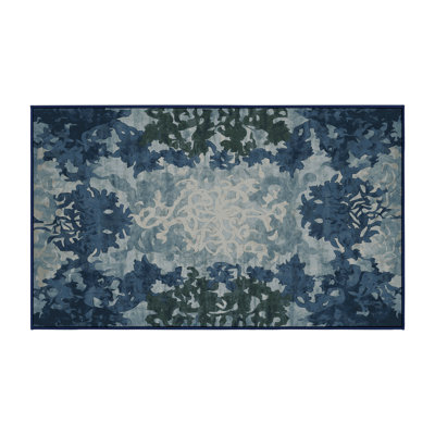 Machine Washable Gray Area Rug GSIX03695
