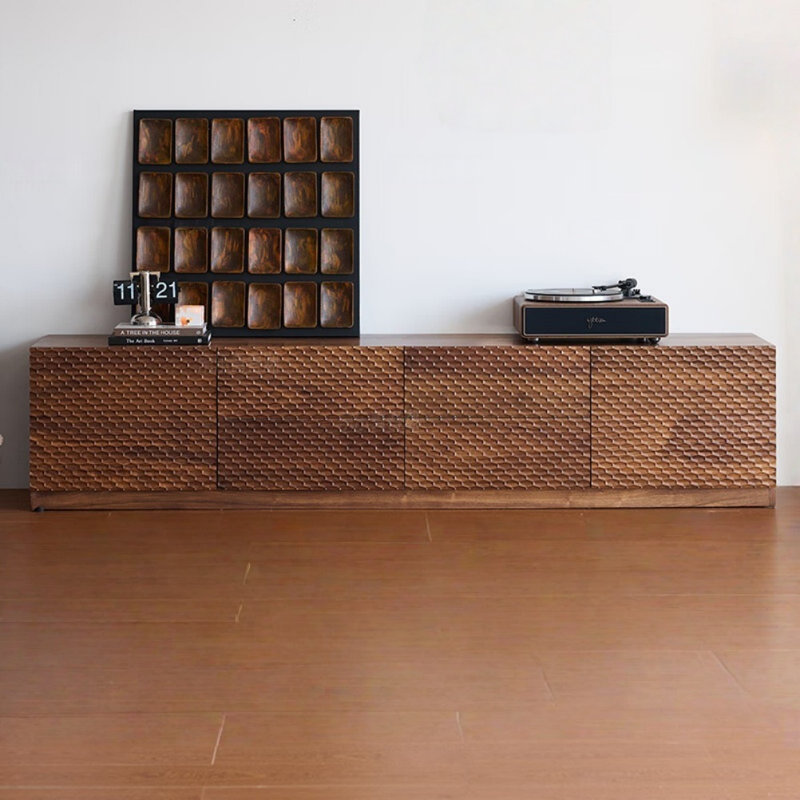Creative Solid Wood TV Stand