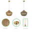 Luminaire suspendu boho Chellieann