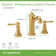 Braston Widespread Two-Handle Bathroom Faucet with Push Pop Drain Assembly