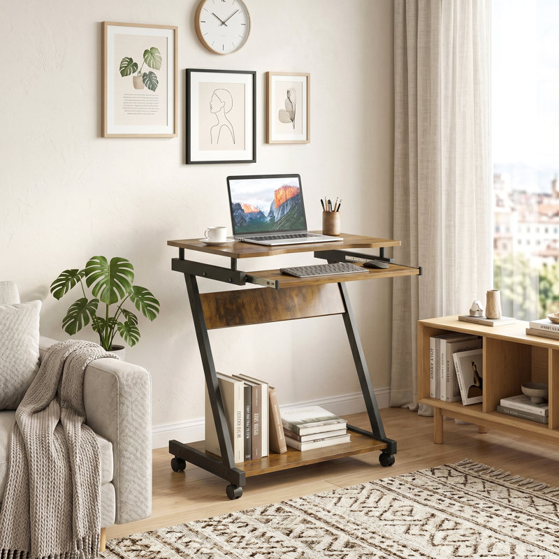 Correia Foldable Writing Desk, Brown