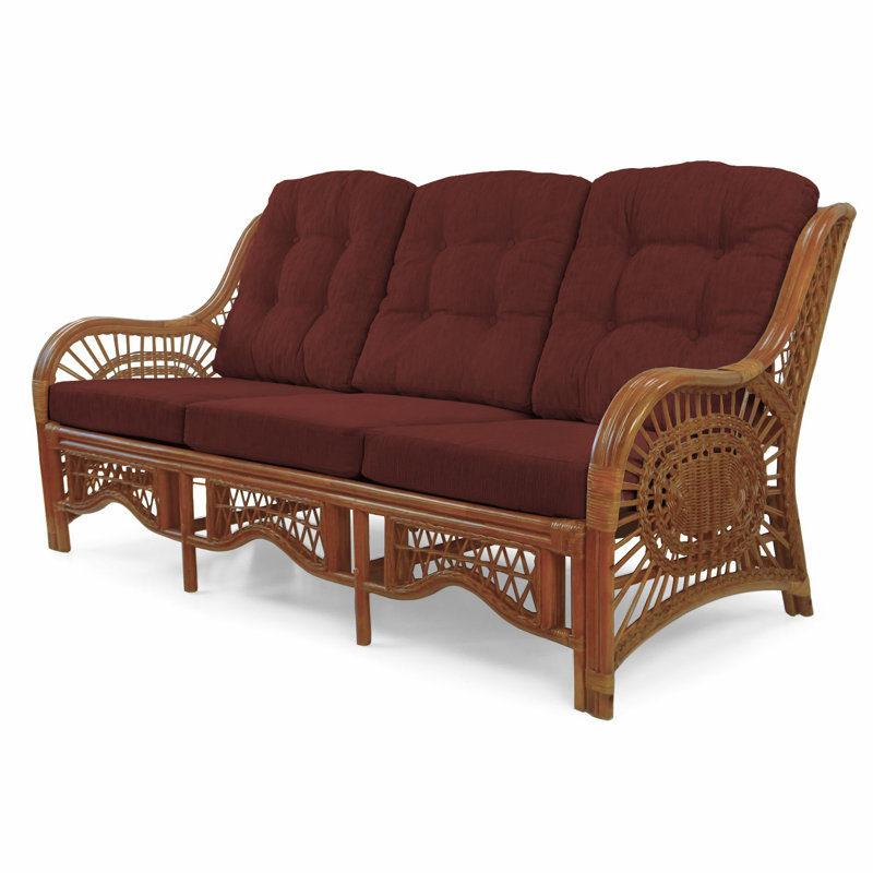 Anneelizabeth Upholstered 70'' Sofa, Dark Brown Polypropylene/Olefin