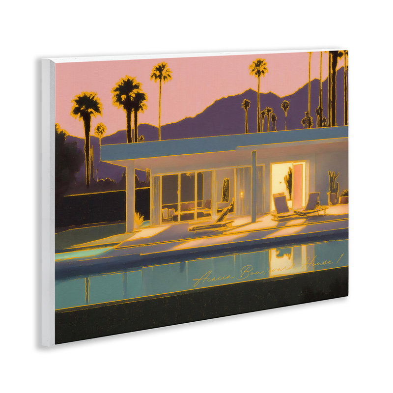 «Sunset Glow Summer Pool» par Noah Bay