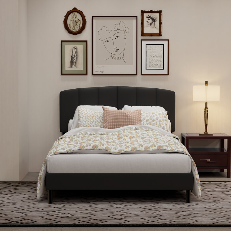 Standard Bed, Black, Full/Double