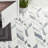 Tyra 11.81 in. x 18.89 in. Polished Marble and Brass Wall Mosaic Tile (1.55 Sq. Ft. / Each)-58414873