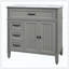 Ensemble de tiroirs de meuble-lavabo gris-121101128