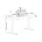 White Rectangular Solid Wood desk-1133483659