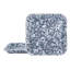 Set of 2 Grey Swirl Square Trays