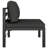 25.4" Wide Rectangle Patio Sofa with Cushions