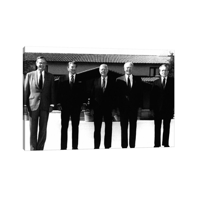 Former Presidents, 1991 - Wrapped Canvas Print, 66.04 cm H x 45.72 cm W x 3.175 cm D