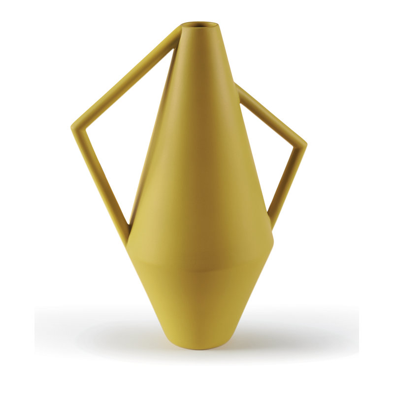 Ceramic Floor Vase, Yellow