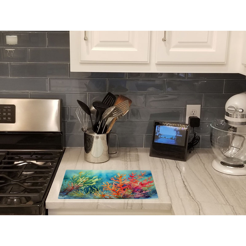 Seaweed Glass Cutting Board Large