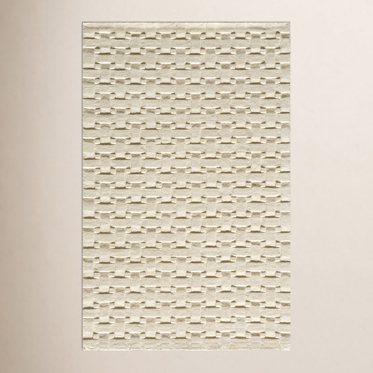 Carissa Hand Tufted Wool Ivory Rug