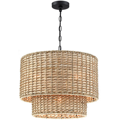 Lannister 4 - Light Dimmable Drum Chandelier