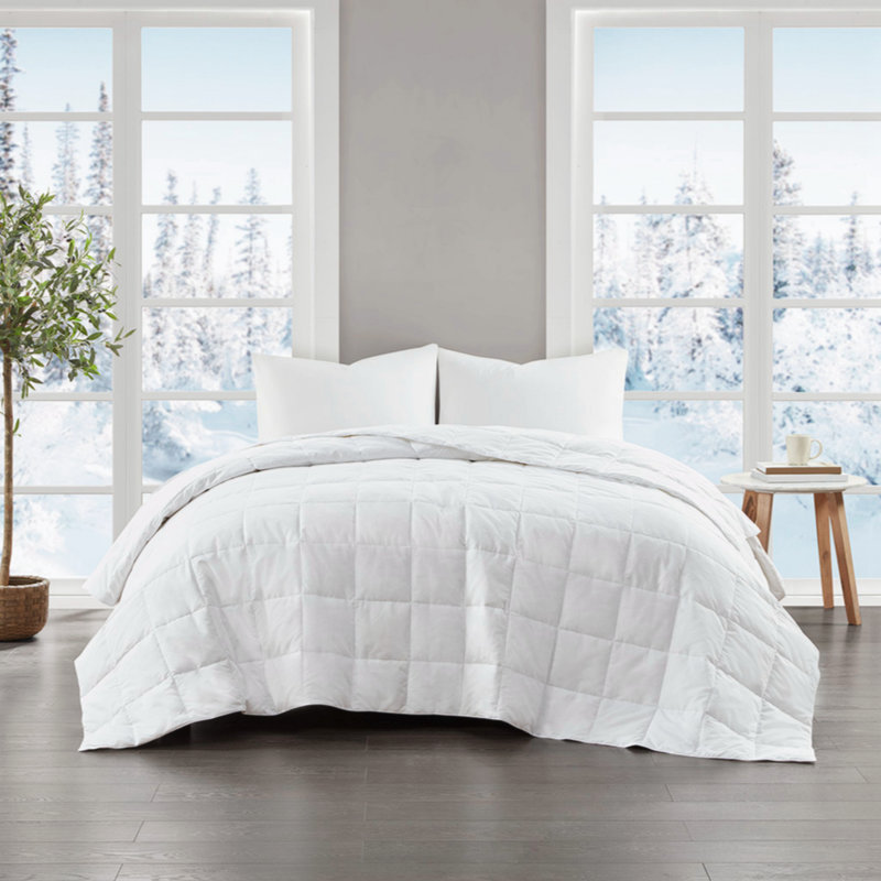 EcoPure Organic Cotton Twin Blanket in Cozy White