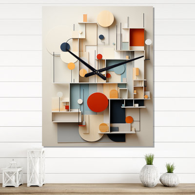 Carmyn - Abstract Geometric Wall Clock