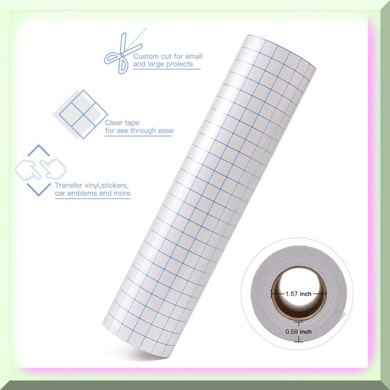 Vinyl Transfer Tape Grid Medium Tack