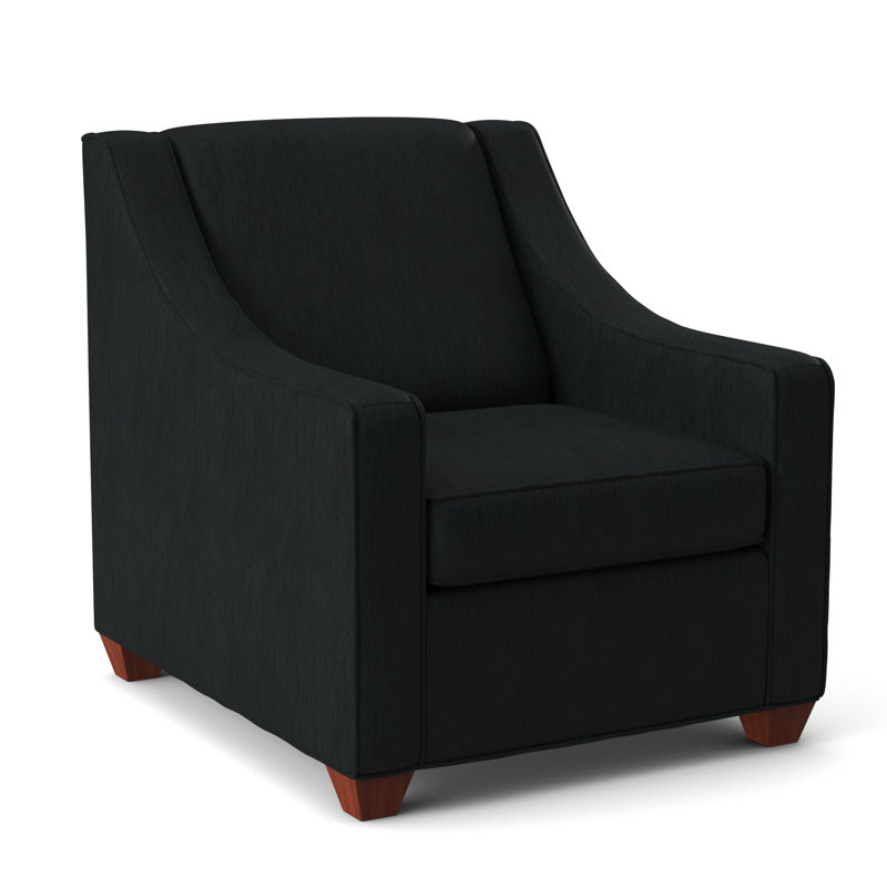 Phillips Upholstered Accent Chair, BM Cherry, Cardigan Coal