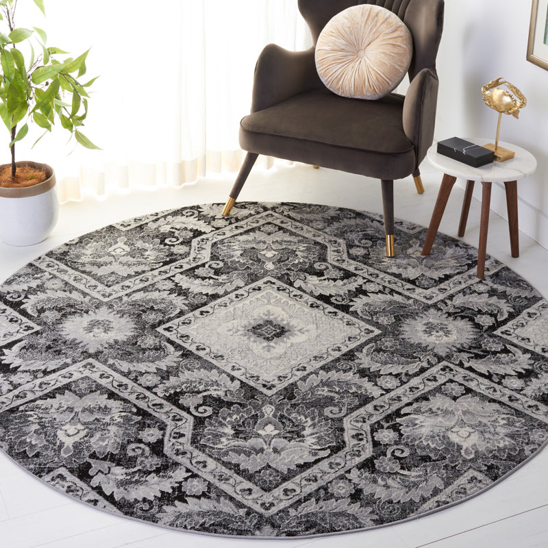 Daquavion Performance Oriental Rug, Round 6'7"
