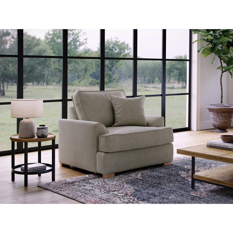 Chadwic Upholstered Armchair, Beige