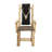 Fireside Lodge Cedar High Back Upholstered Arm Chair - Natural - Standard Fabric