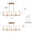 Breeana 8-Light Dimmable Linear Pendant