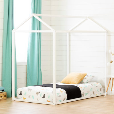 Lit simple maison en bois massif Sweedi