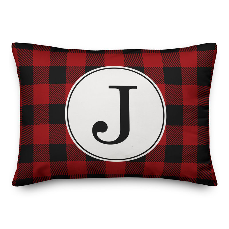  Coussin monogramme, J