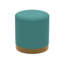 Repose-pieds rond en velours avec rangement 15 po Dube-1761625741