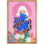 Adolescente lumineuse, fleurs de la jungle, guépard, adolescentes, animaux lumineux, œuvre d'art moderne, coloré-100707356-100707354