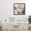 Cadre flottant ivoire fleur boisseau, design par Nan-1121879979-1121879983