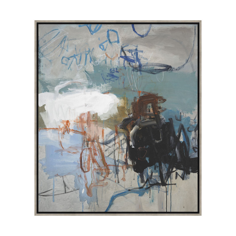 «Slated Expression 1» par Studio L57 Contempo, reproduction d'art sur toile, H 33,7 po x l 28,7 po