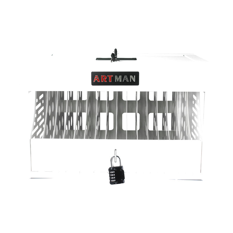 16-Device Charging Station for Laptops/Tablets, Charging Cabinet for iPad/Chromebooks/Laptop Computers,White