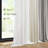 Emery White Linen Blend Light Filtering 40x102" Curtain Panel Pair-119811050-119811055