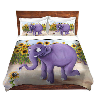 Polyester Floral Duvet Cover