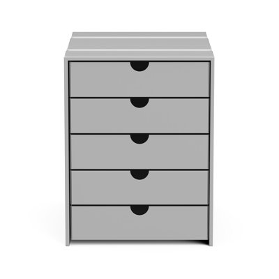 File Cabinet Shelf Organizing Box Settrays 5 Drawers Closed