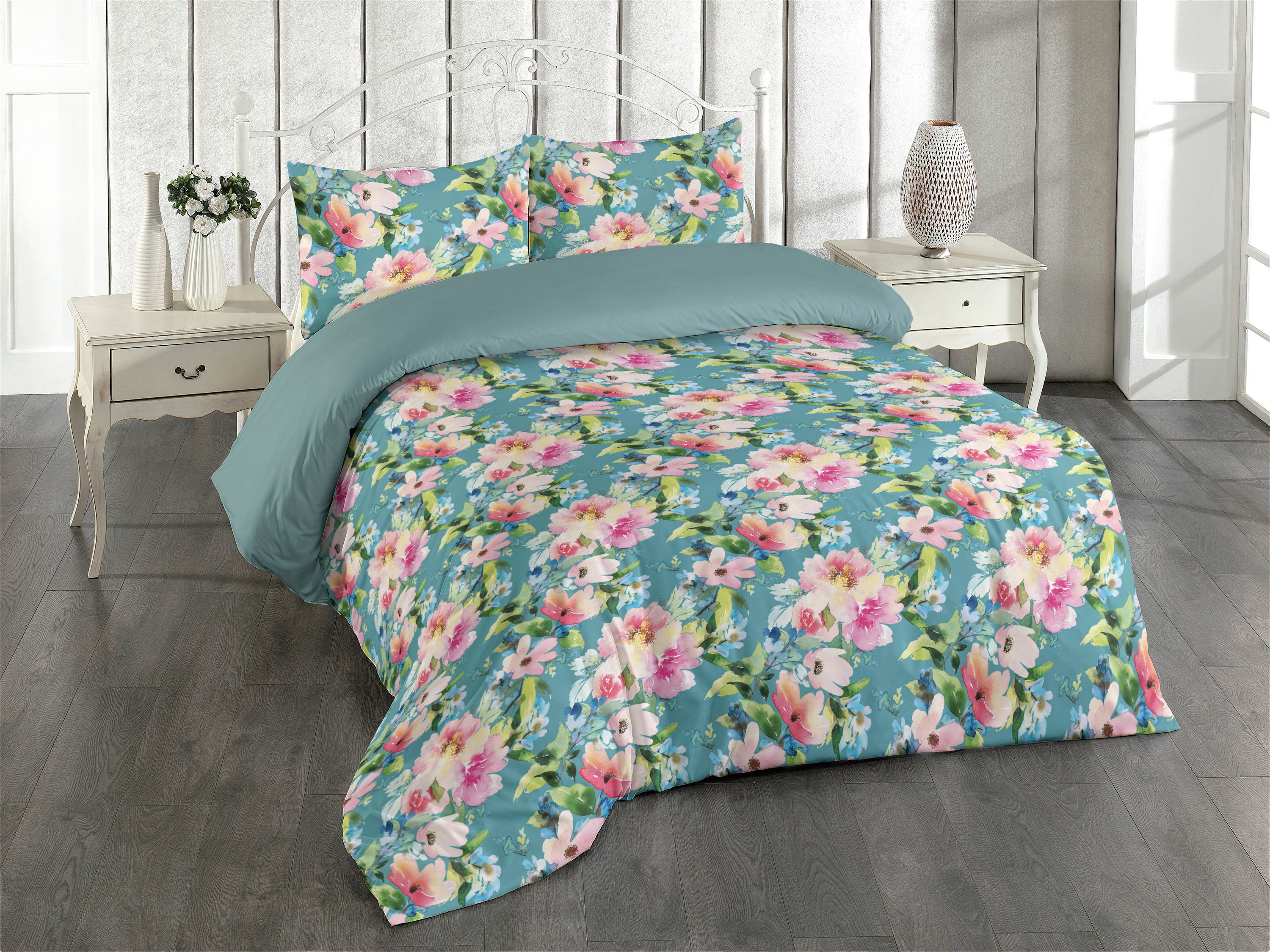 Cottage Bloom Duvet Cover Set NCU0NVH713