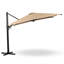Grand parasol de patio carré en porte-à-faux kaki-447867834-447867836