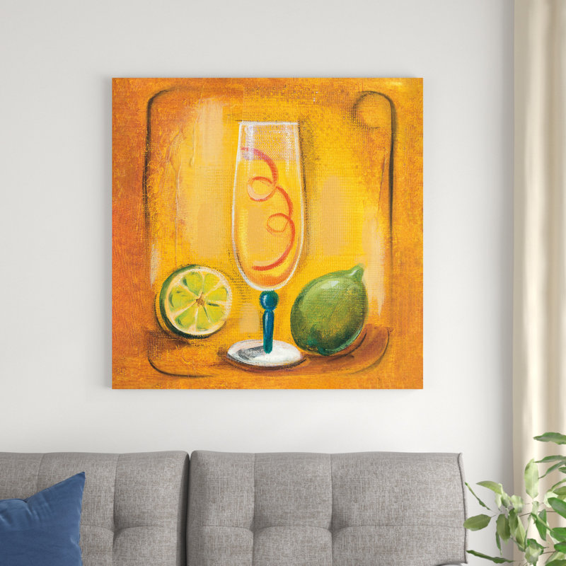 «Cheers VI» par Silvia Vassileva, reproduction sur toile tendue, H 36 po x l 36 po